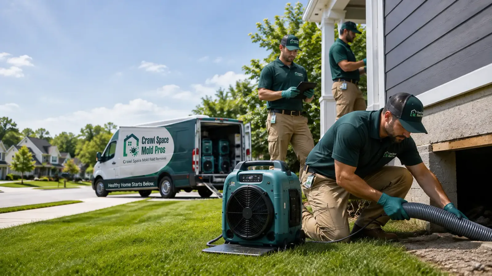 Crawl Space Mold Removal in Wilseyville, CA